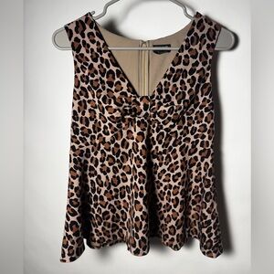 Kate Spade Panther Print Top Size 2